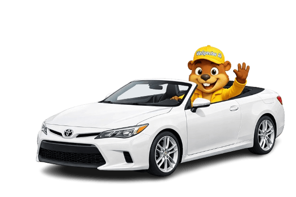 AI-powered Toyota VIN check illustration
